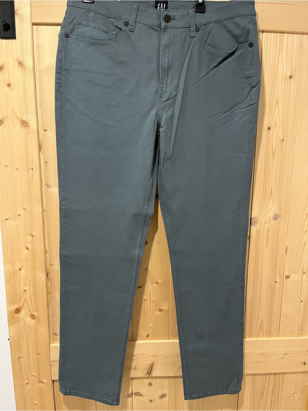GAP Men’s 5-Pocket Chino Pants - Slate Blue 36x32 Slim Fit - Picture 8 of 8